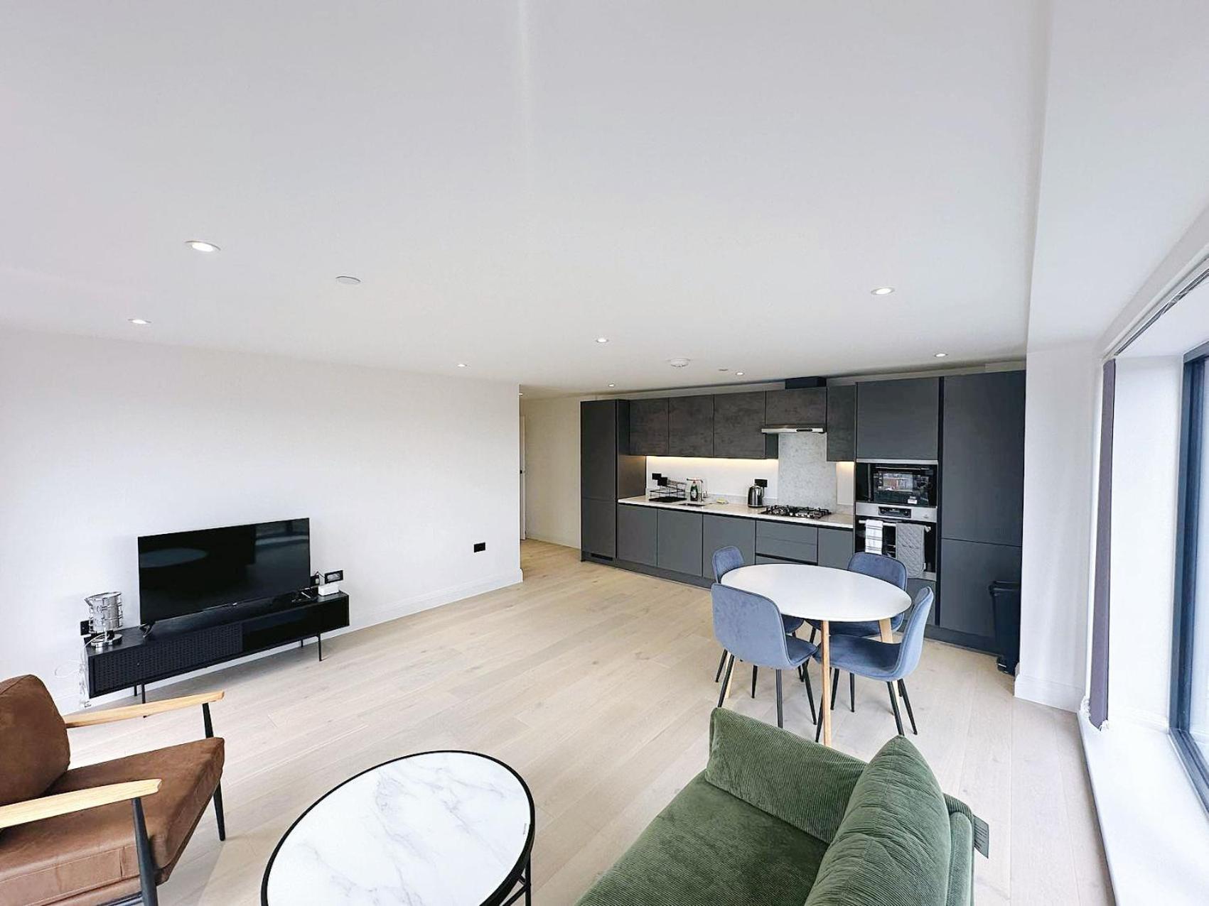 런던 Luxury Modern Flat Near Center 아파트 외부 사진