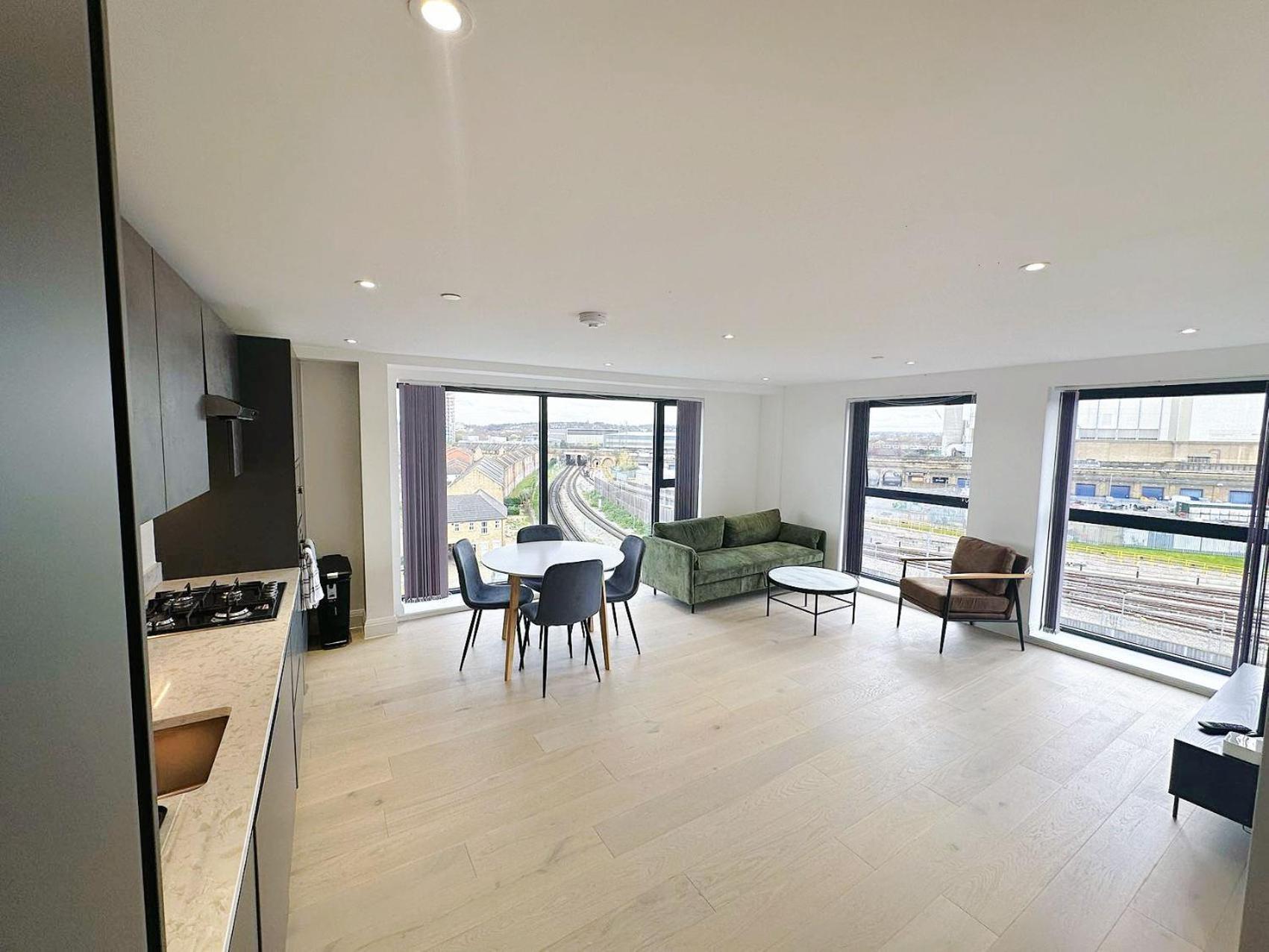 런던 Luxury Modern Flat Near Center 아파트 외부 사진
